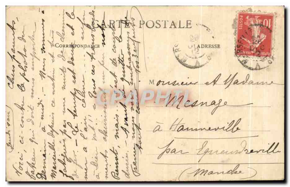 CPA Compagnie Generale Transatlantique Ville de Madrid Bateau Marseille — Reverso
