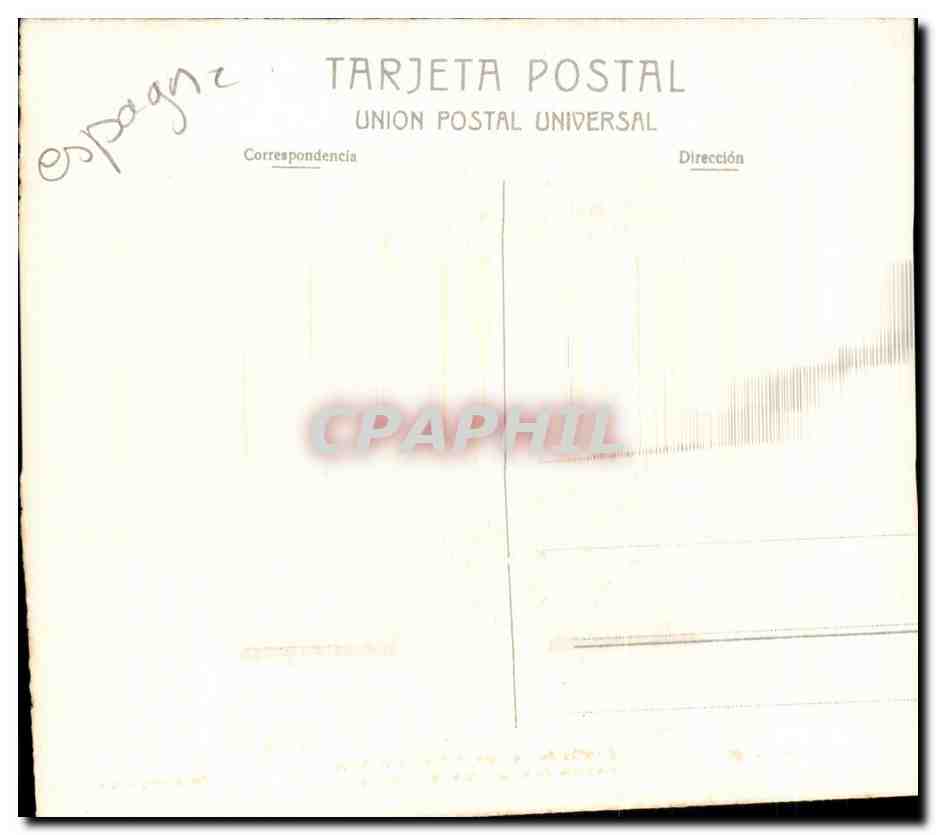 CPA Montserrat Capilla de los Stos Acisclo y Victoria Capella dels Sts Aclsclo I Viuctoria — Rückseite