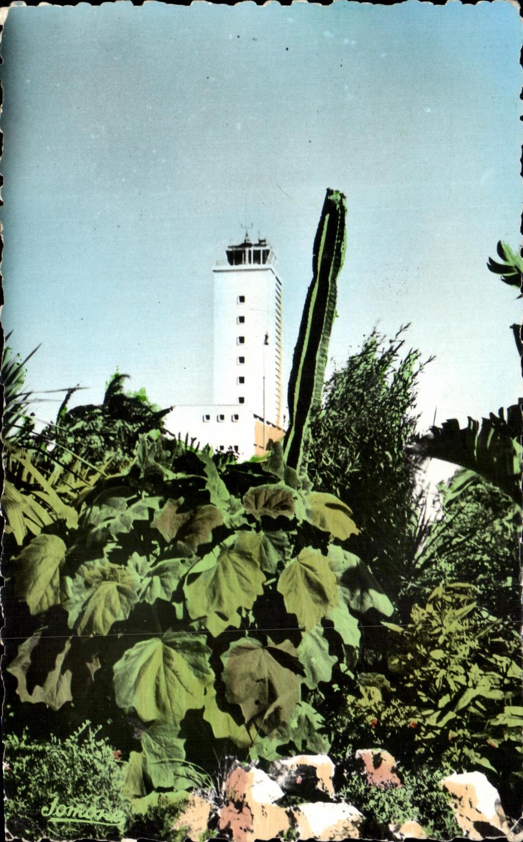 Algérie (El Djézair) — Aéroport de Maison-Blanche — Tour de Contrôle et Jardin Florale — Édition Jombar