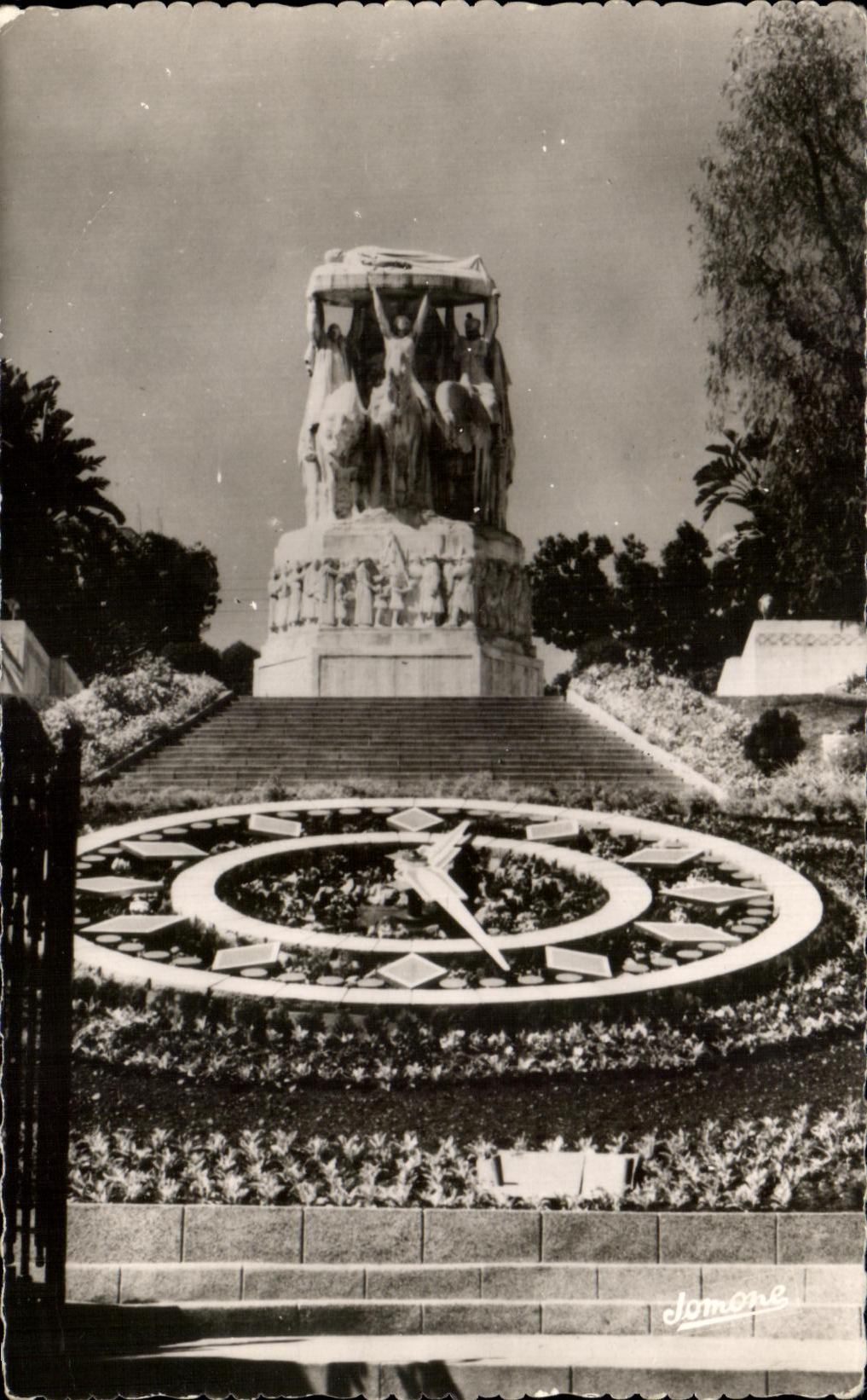 Die Blütenuhr der Laferrière-Gärten — Algier — Edition JOMONE