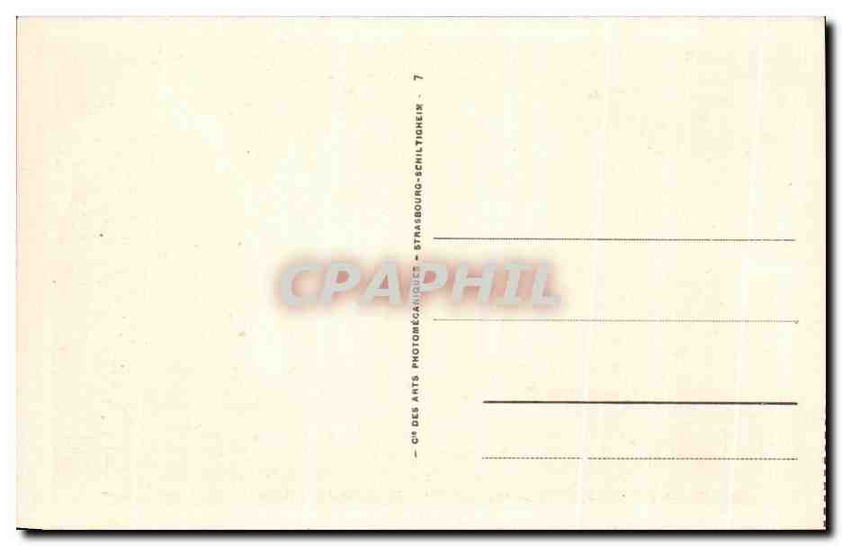 Blida - Les Gorges de la Chiffa - Ruisseau des Singes - La grande cascade — CPA PHIL n°153 — Verso