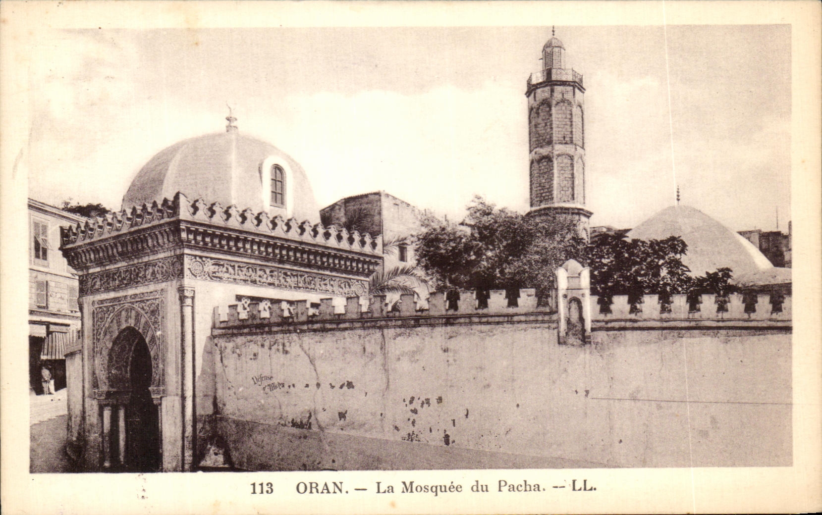 CPA Oran La Mosquee du Pacha