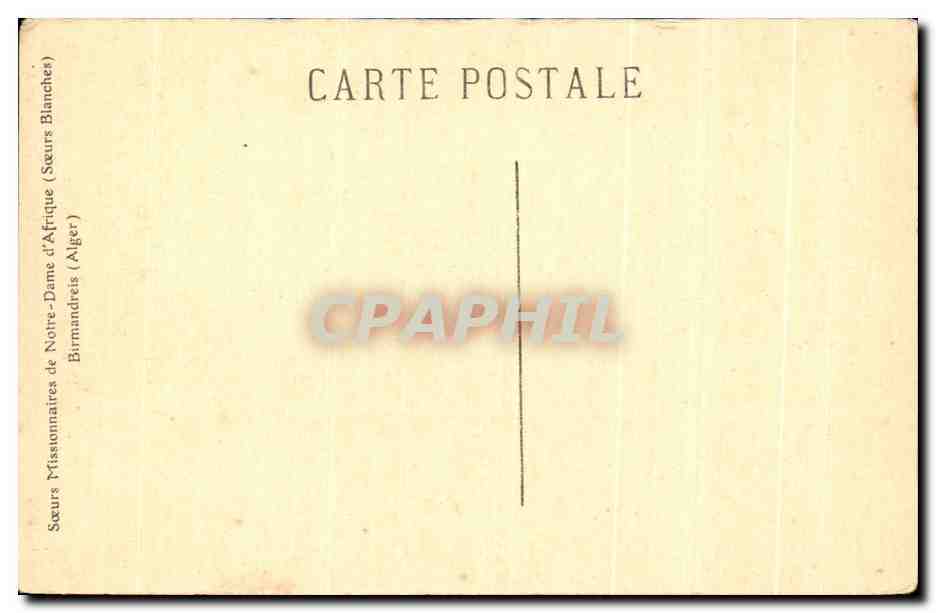 CPA Missions D Afrique Maison Mere des Soeurs Missionnaires de N D d Afrique — Rückseite