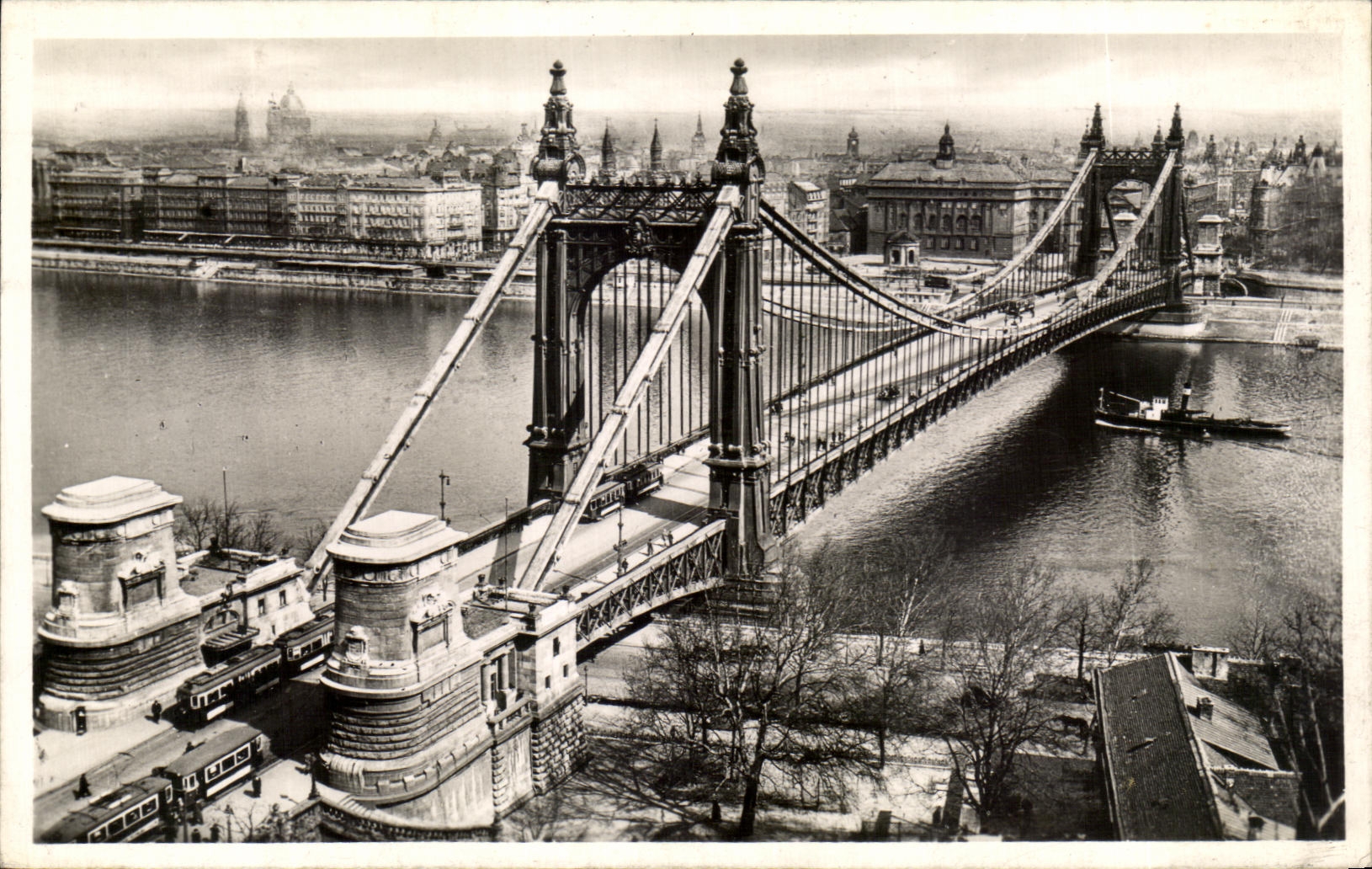 Pont d'Elizabeth — Budapest — éditeur Baracse, n°31