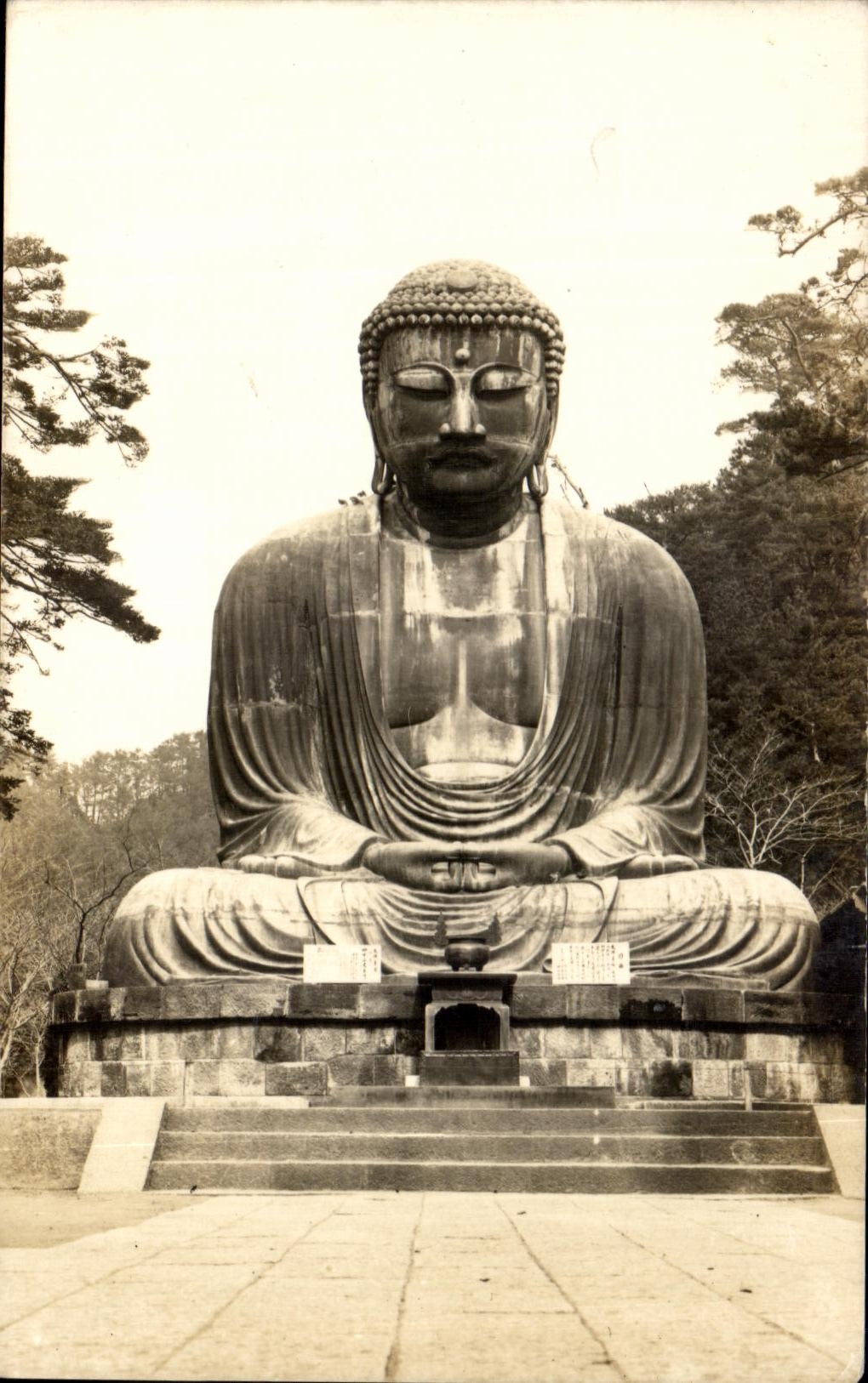 CPA Japan Kamakura Daibutsu Budda Statue Environs de Yokohama