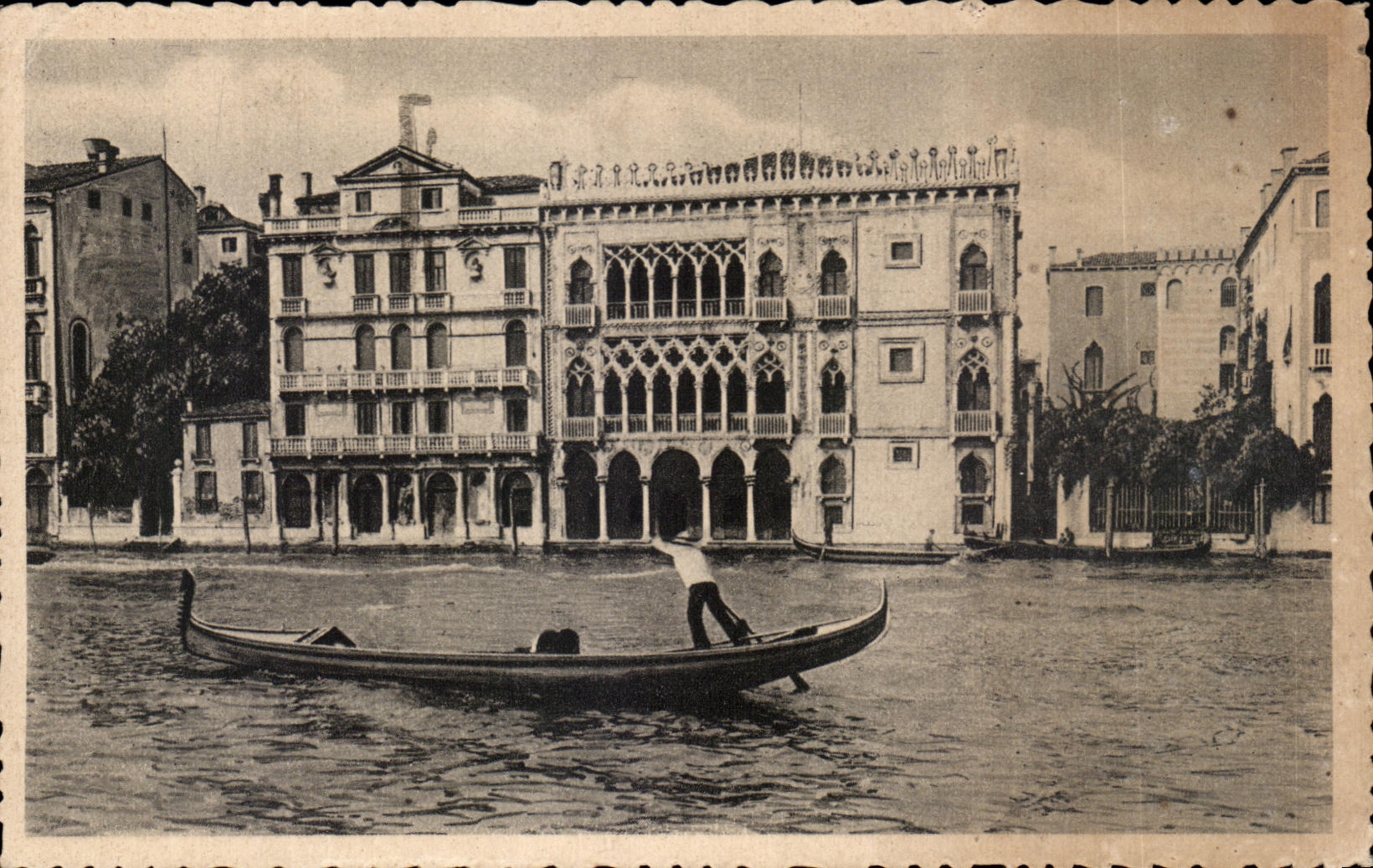 CPA Venezia Ca d Oro Maison d or Housu of Gold Goldmor Hans