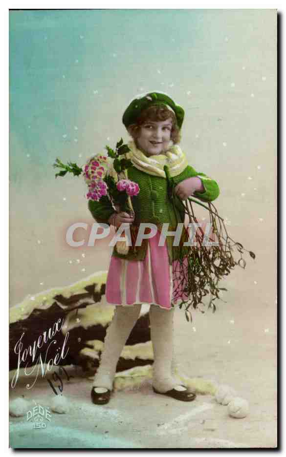 CPA Heureux Noel Fantaisie Enfant Christmas