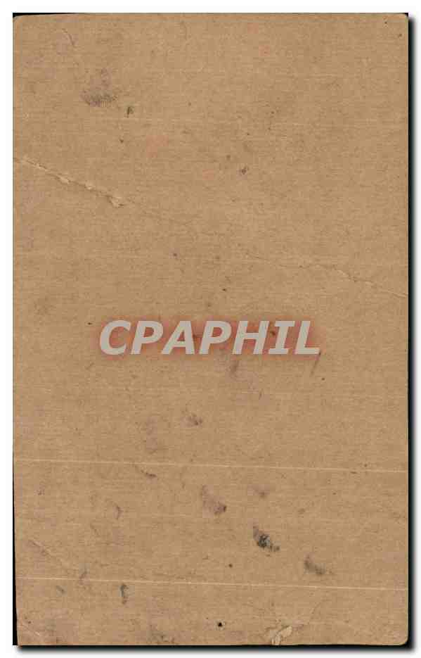 CPA Fantaisie Femme Costume Folklore — Verso