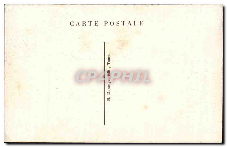 CPA Champigny sur Veude La Sainte Chapelle — Back