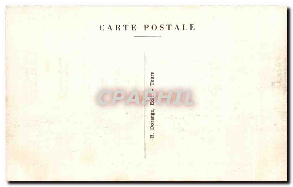 CPA Champigny sus Veude Le Chateau Bati par Louis Boubon 1er  — Back