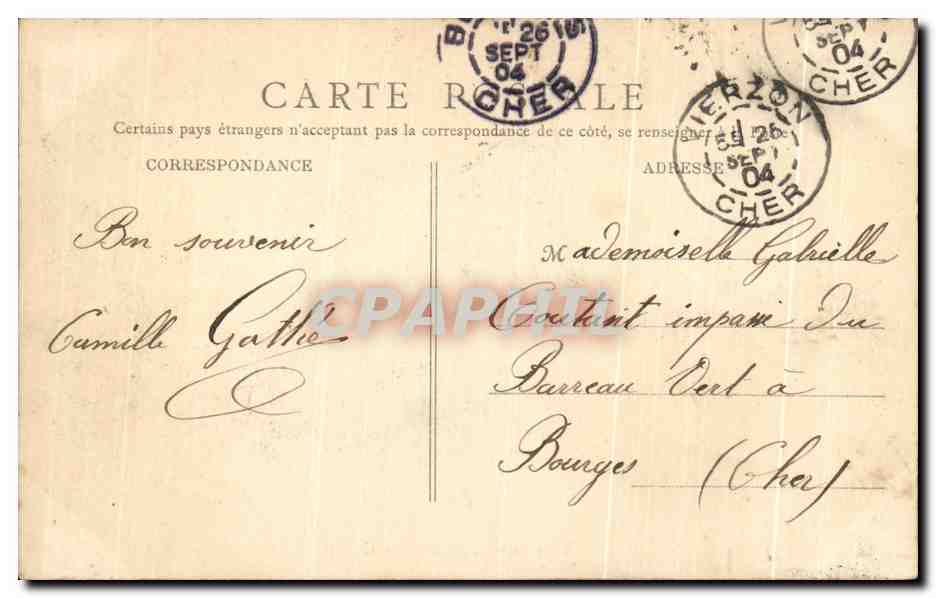 Vierzon-Forges — Le Châlet — B. F., Paris — Reverso