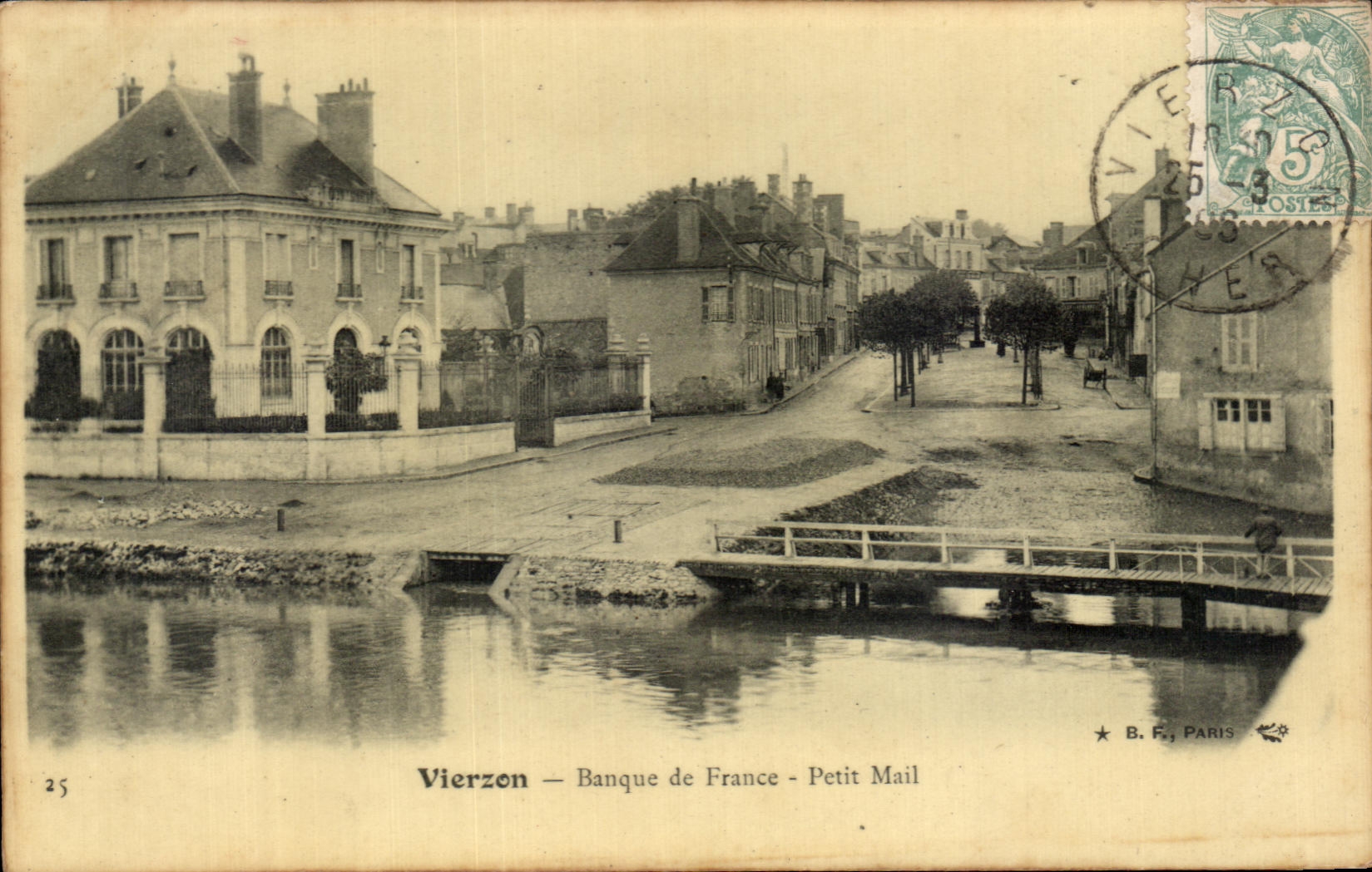 Vierzon — Banque de France - Petit Mail — B.F. PARIS n°25