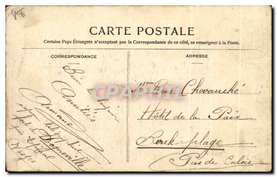 CPA Epinal Pont de la Loge Blanche Lavandieres — Rückseite
