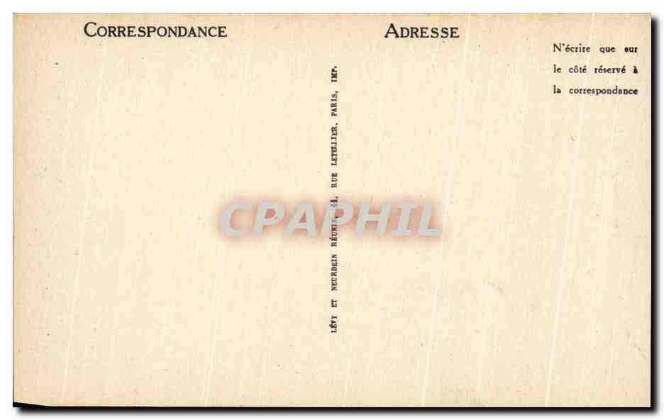 CPA Une Echappee sur la Ville Remiremont  — Rückseite