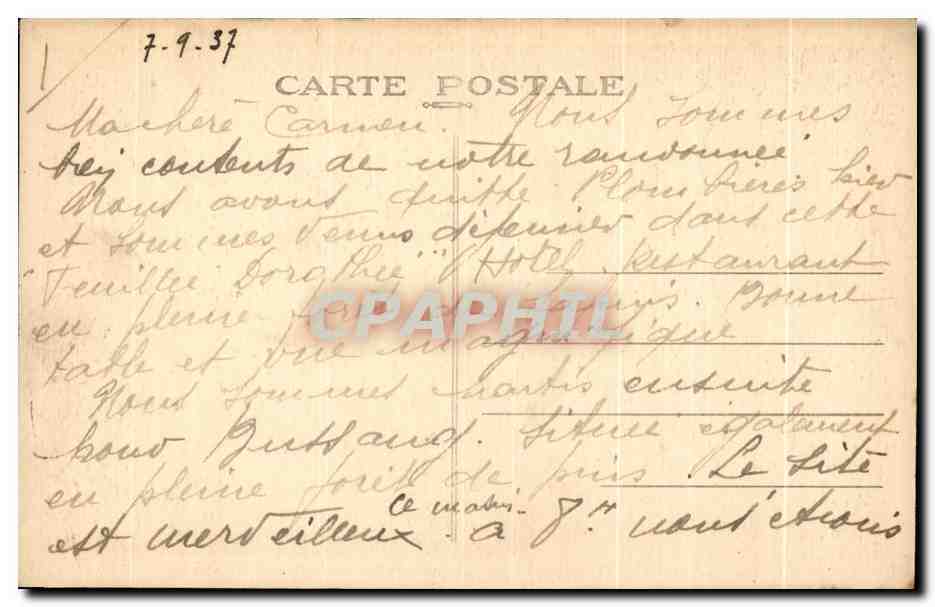 Le Val-d'Ajol (Vosges) — Vue des Terrasses de la Feuillée-Dorothée Hotel — n°105 — Reverso