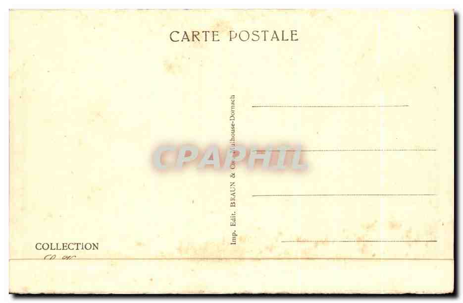 Epinal — Le barrage depuis le musée — Éditeur BIAUN & Cie, n° 3096 — Reverso