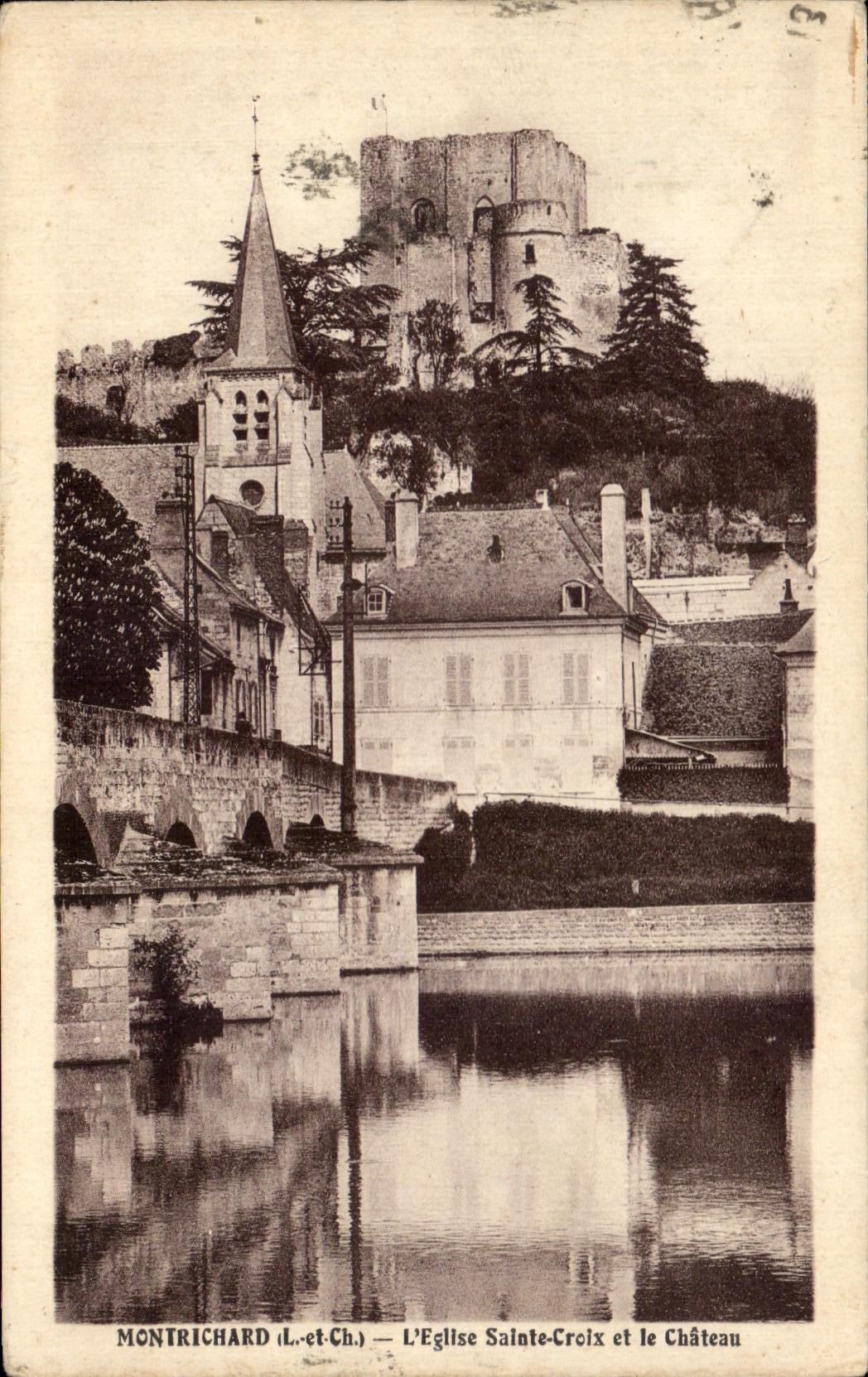 Montrichard (Loire-et-Choiseul) — Kirche Sainte-Croix und Schloss