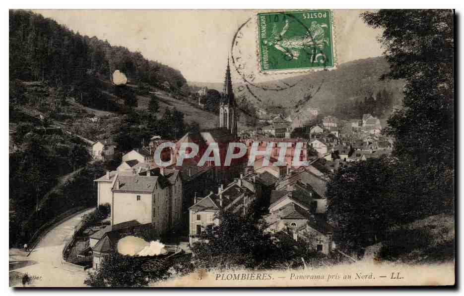CPA Plombieres Panorama pris au Nord