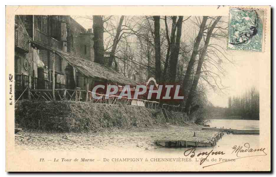 Le Tour de Marne — De Champigny à Chennevières — B. F., Paris