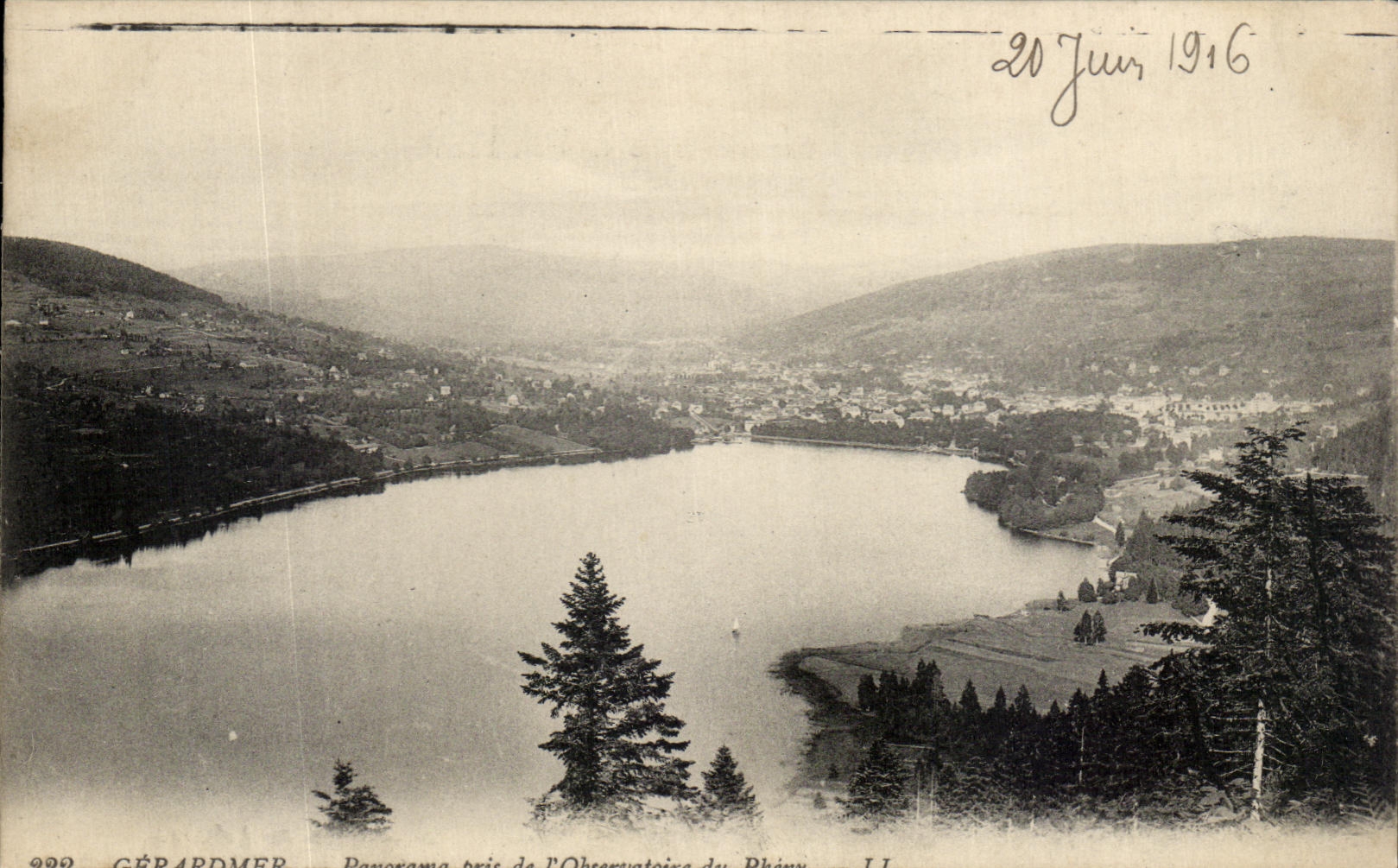 CPA Gerardmer Panorama pris de l observatoire 