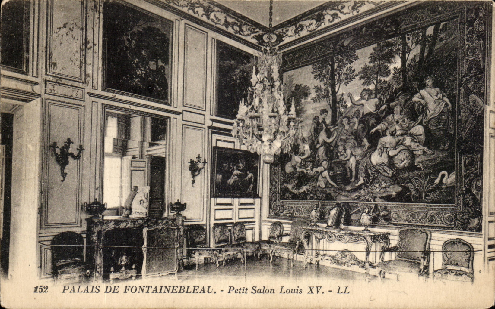 Palacio de Fontainebleau - Salón Pequeño de Luis XV - LL