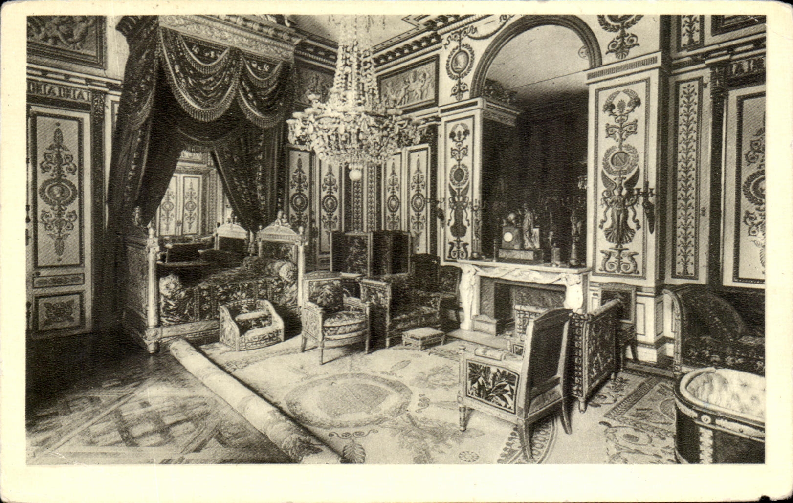 CPA Chateau De Fontainebleau Chambre de Napoleon 1er