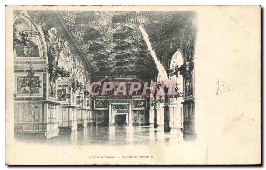 Fontainebleau — Galería Henri II — editor P. D. L. C.