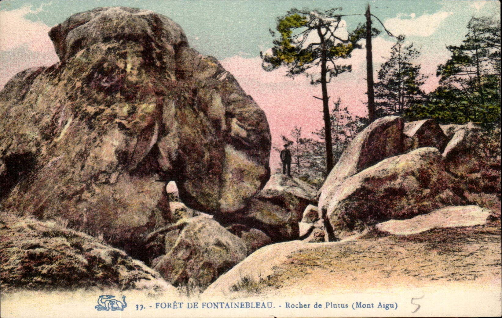 Bosque de Fontainebleau — Roca de Plutón (Monte Aigu) — n°37