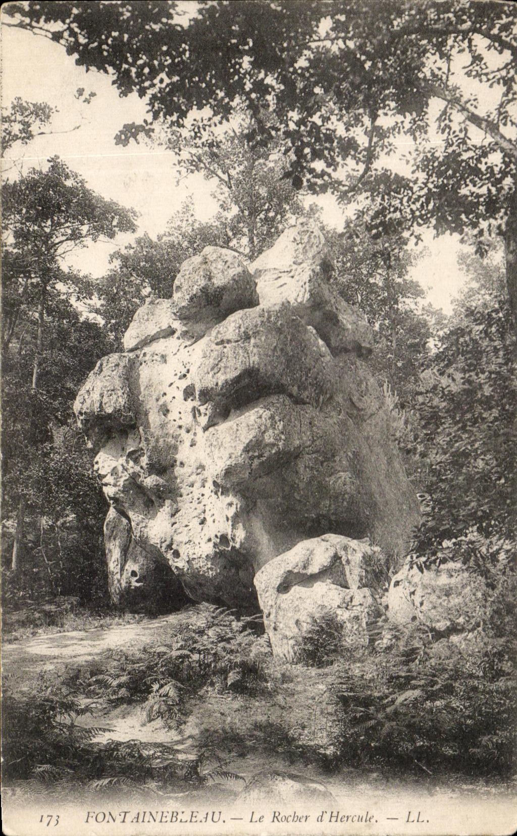 Fontainebleau — Der Felsen des Herkules — LL. n° 173