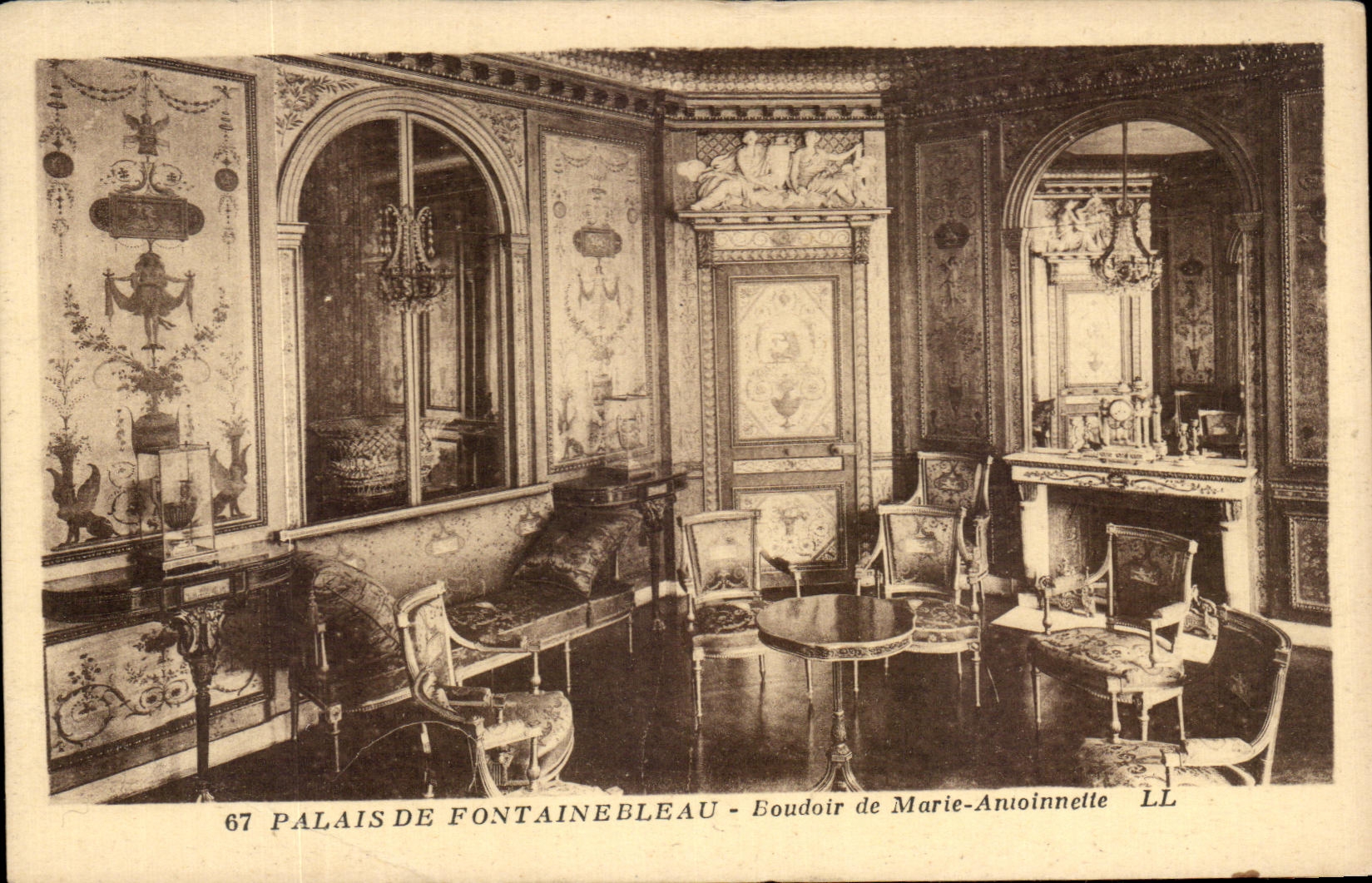 Palacio de Fontainebleau — Boudoir de María Antonieta — LL
