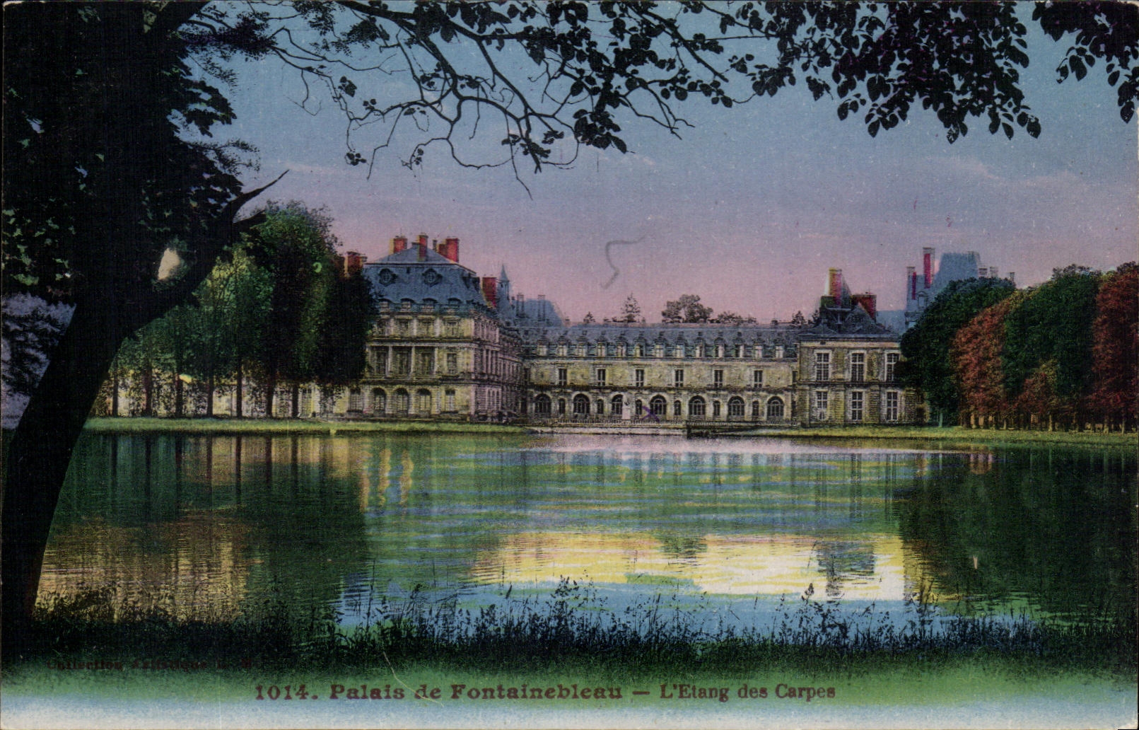 Palazzo di Fontainebleau — L'Étang des Carpes — Collezione Critique n°1014