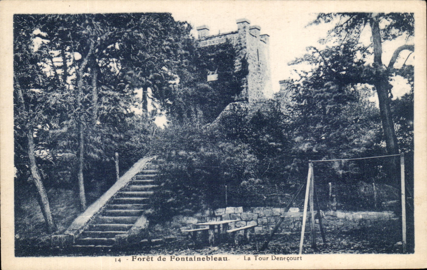 Forêt de Fontainebleau — La Tour Denegcourt — Éditeur LFA, n°14