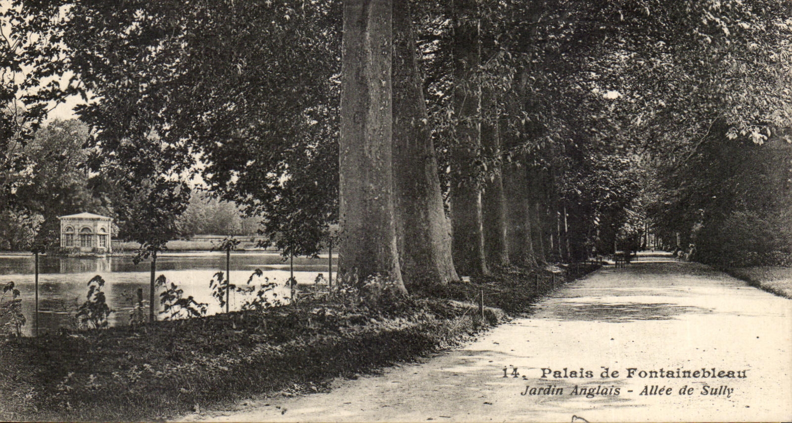 Giardino Inglese - Via di Sully — Palazzo di Fontainebleau — n°14