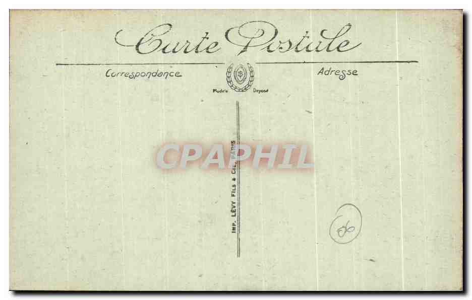 CPA Nice Vue Panaromique sur le JArdin  — Verso