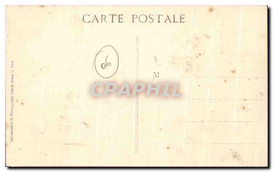 CPA Nice Nouvelle Eglise de St Pierre d Arene  — Verso