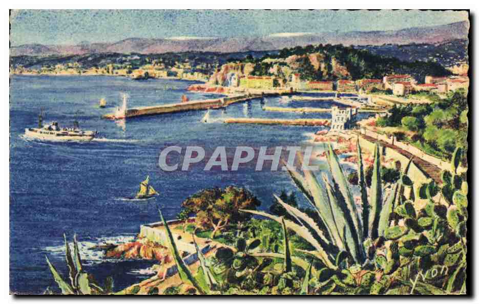 CPA La Douce France Cote D Azur Nice Vue generale prise du Mont Boron