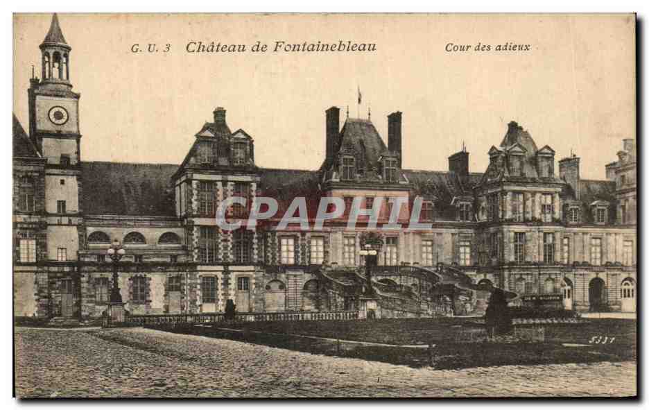 Castillo de Fontainebleau — Paseo de los Adioses — G.U. 3