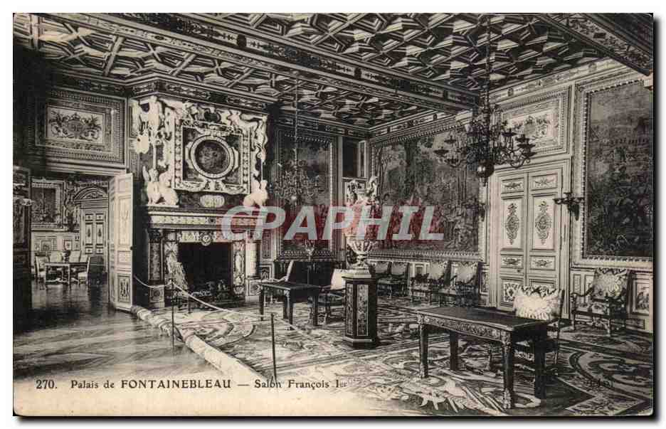 Schloss FONTAINEBLEAU — Saal François Ier