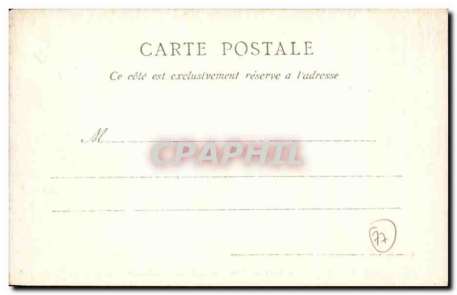 Foresta di Fontainebleau — Mare aux Pigeons, a Franchart — C.L.C. n°117 — Verso