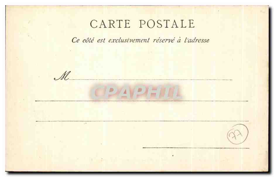 Palais de Fontainebleau — Cour ovale, côté Nord — C.L.C. — n°51 — Verso