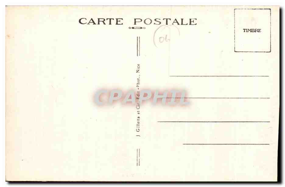 CPA Nice La Nouvelle Eglise Russe Russia church Russie  — Verso