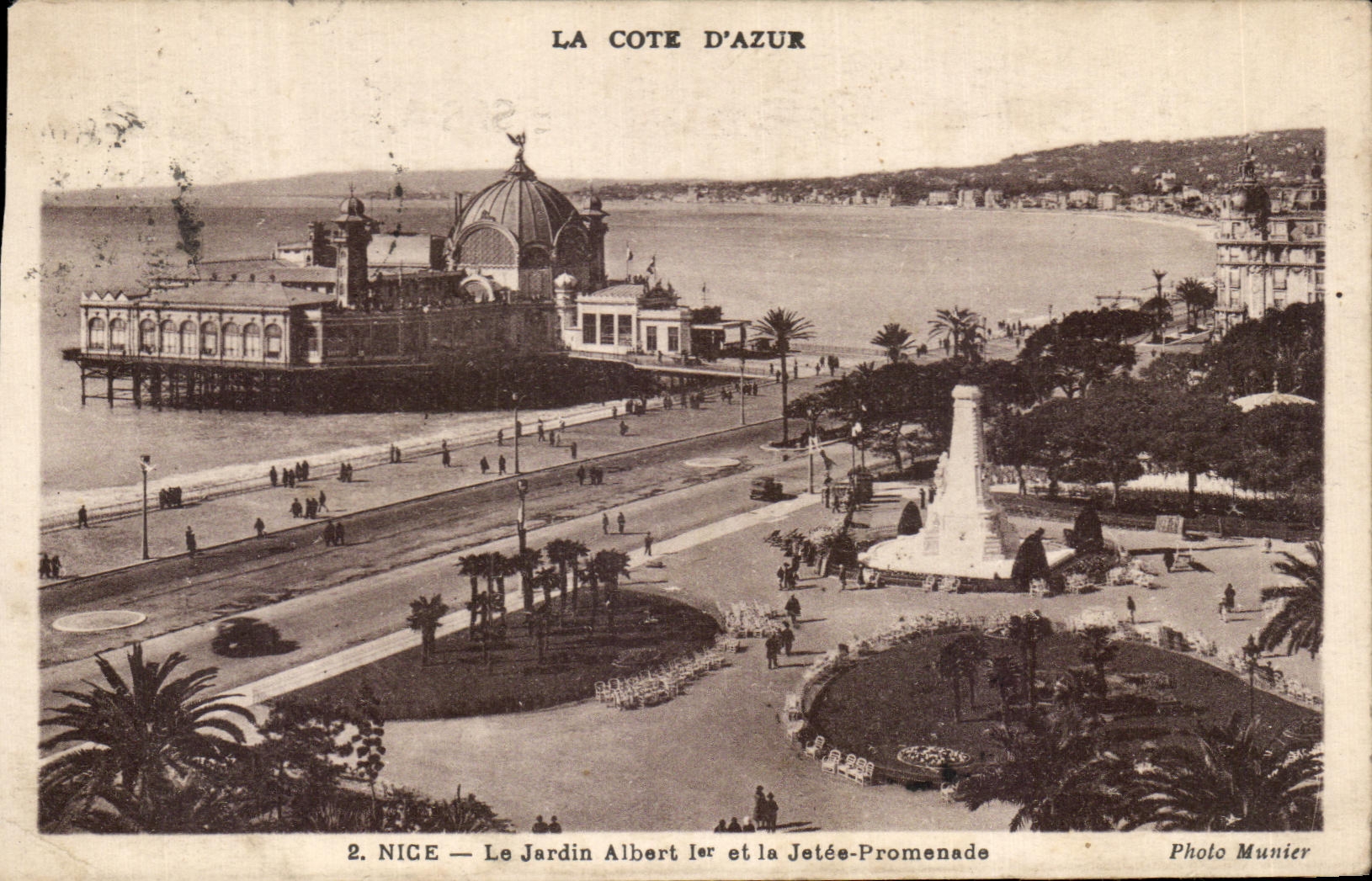 CPA Nice Le Jardin Albert et la Jetee Promenade