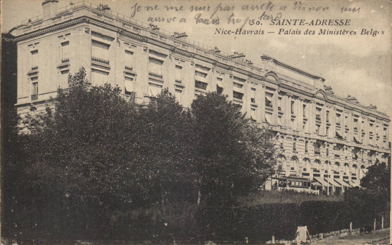 CPA Sainte Adresse Nice Palais des Ministeres Belges 