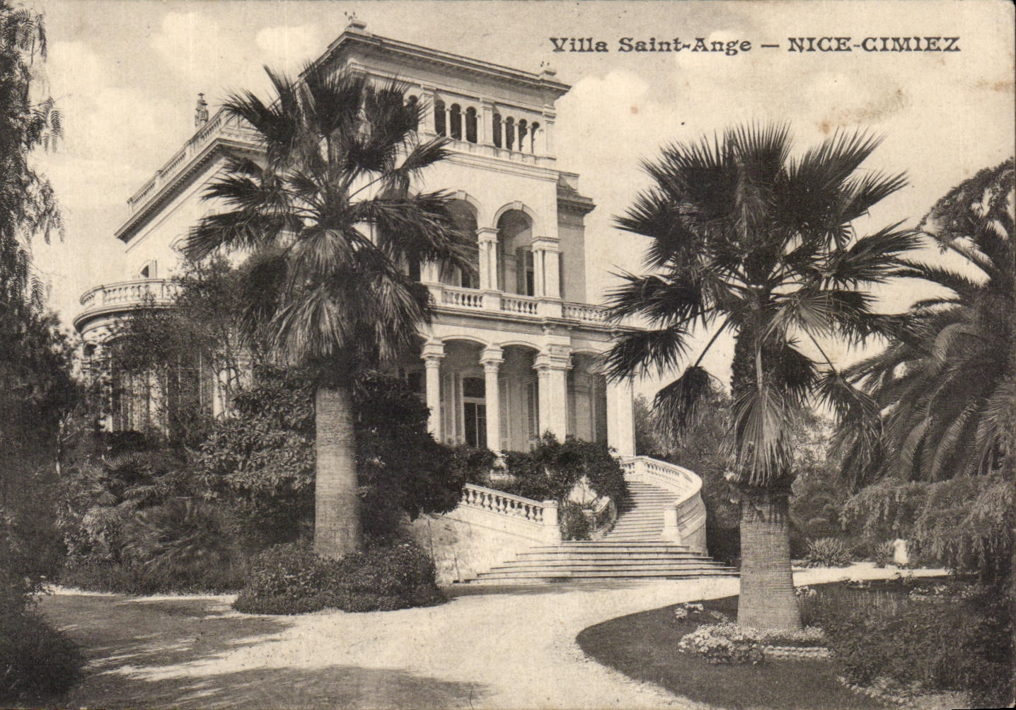 CPA Villa saint Ange Nice Cimiez