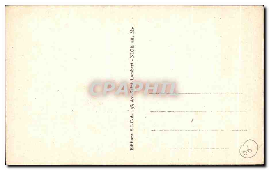 CPA Nice Les Jardins Albert ler Le Casino de la Jetee — Rückseite