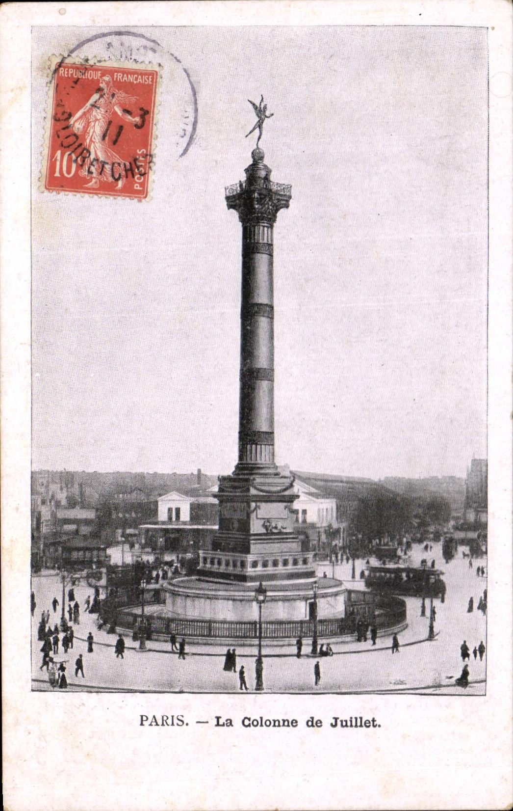 PARIS — La Colonne de Juillet — éditeur Pichot, n°5