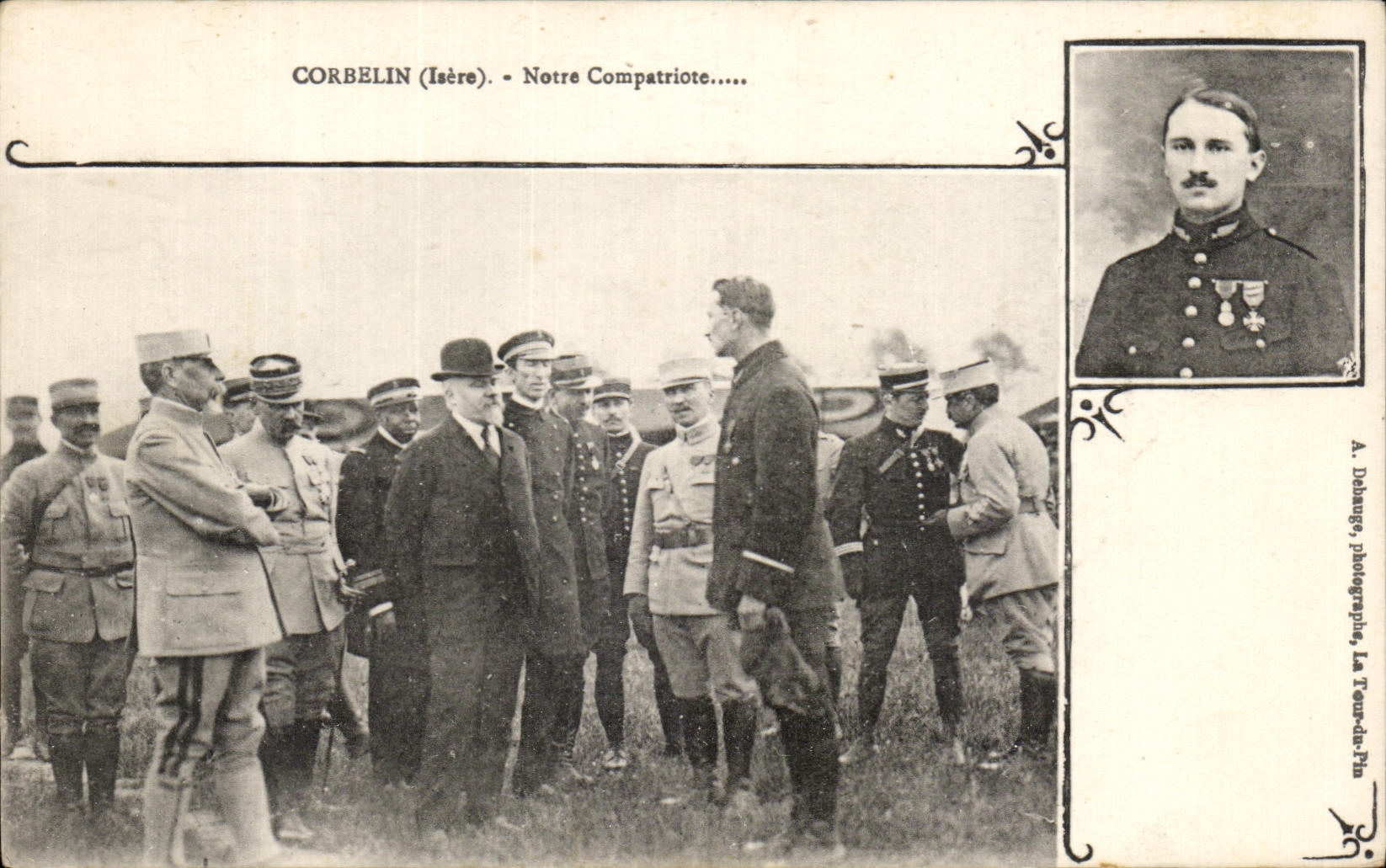 CPA Corbelin (Isere) Notre Compatriote Aviation Aviateurs