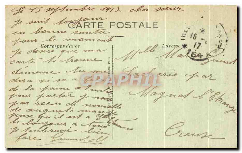 CPA La France reconquise Les Fosses du Chateau de Ham detruits par les Vandales — Back