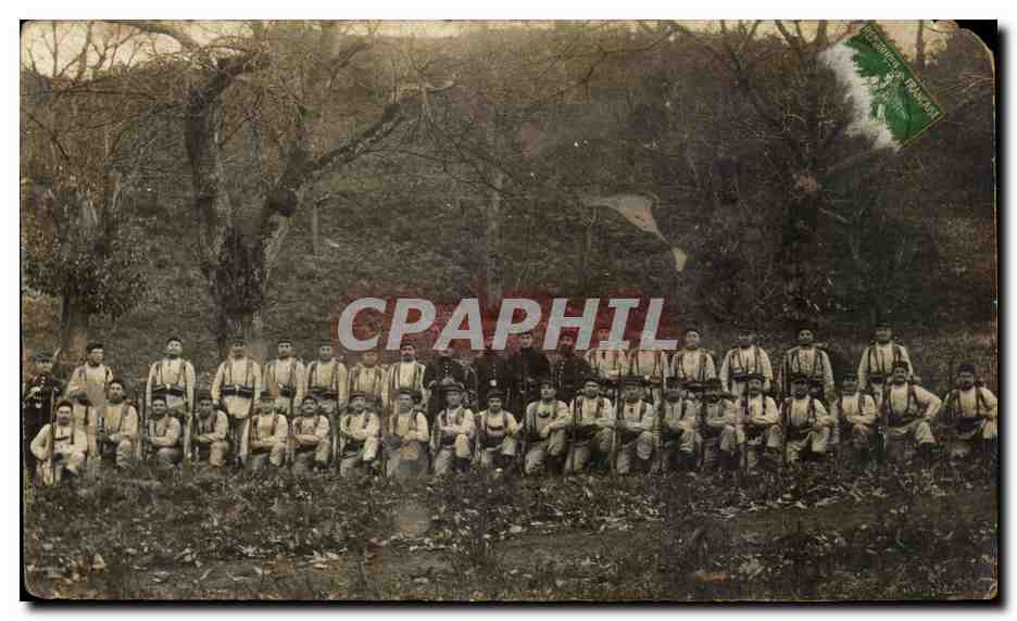 CARTE PHOTO Militaria Couturier Felletin Creuse 