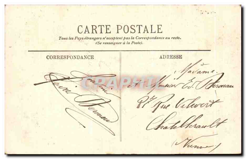 CPA Saint Denis Panorama pris du Boulevard Carnot — Rückseite